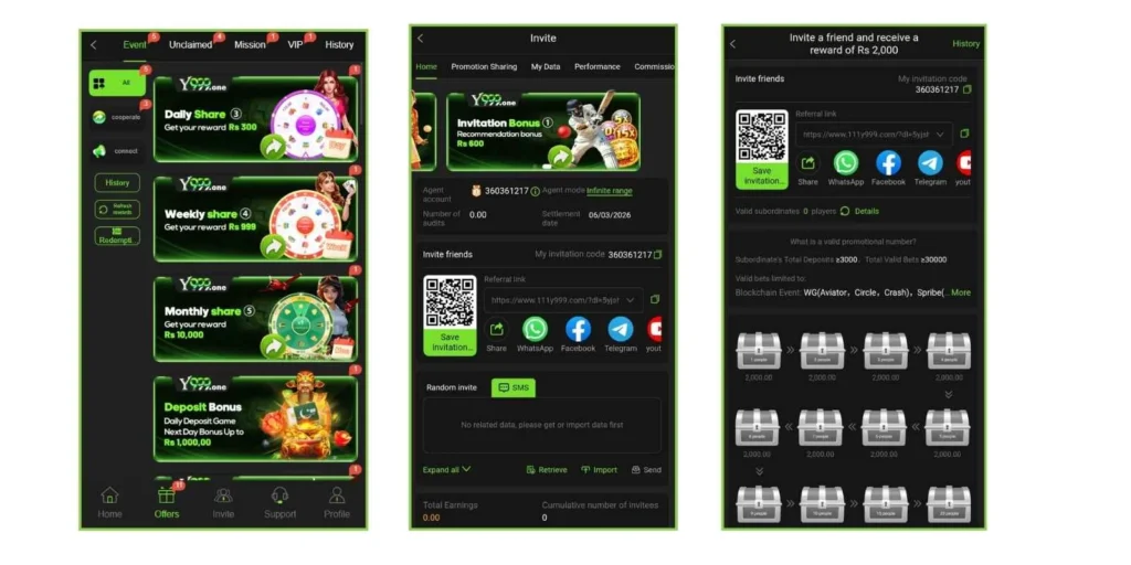 Y999 Bonuses and Rewards